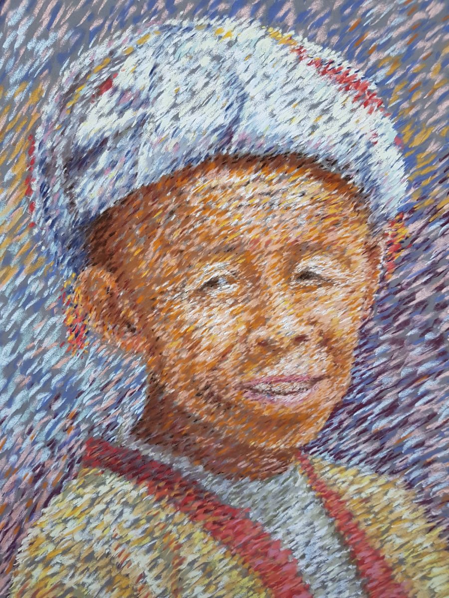 myanmarese, pastelkrijt