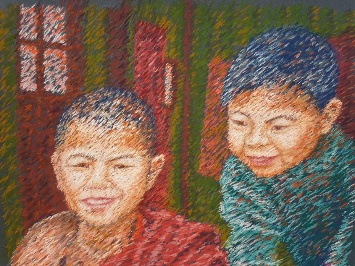 Samen, pastel