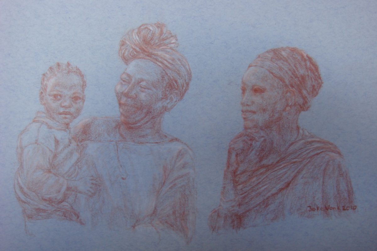 3generaties, oliepastel