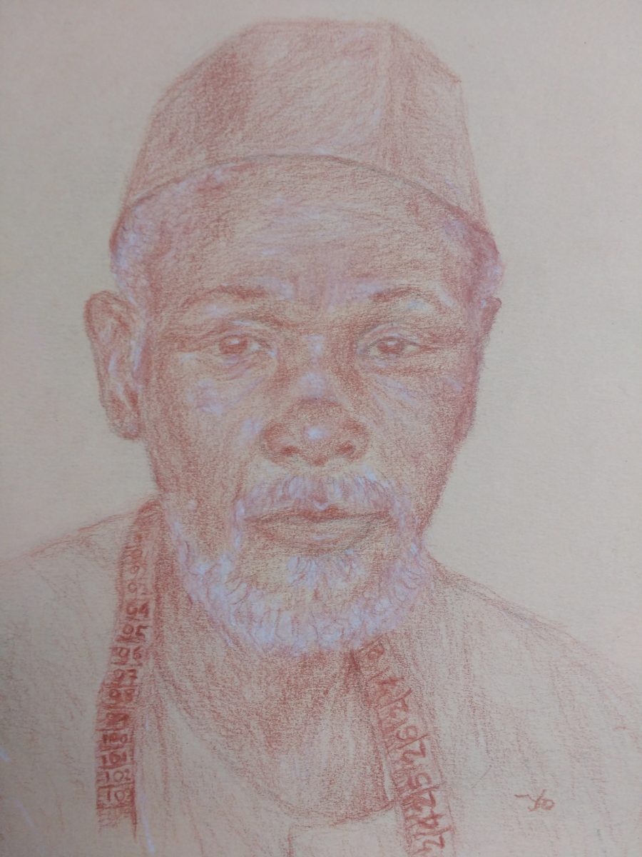 kleermaker, oliepastel