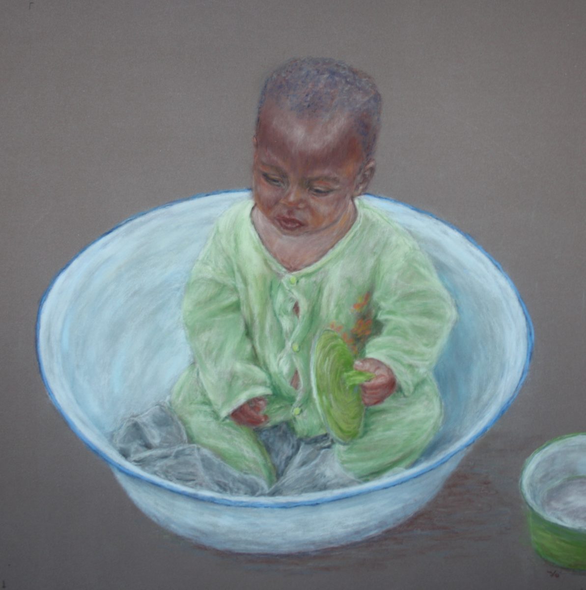 In de teil, pastel